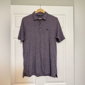 Men’s Travis Mathew Heathered Purple Polo Shirt